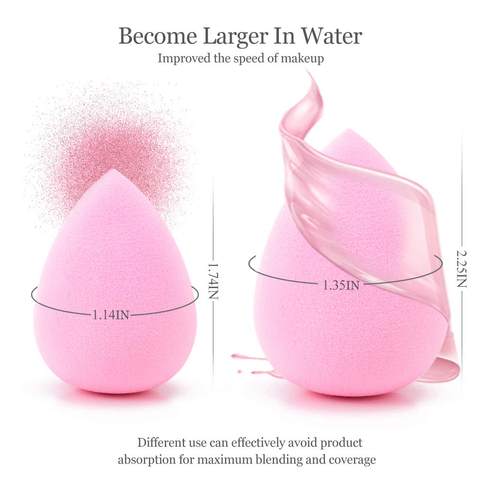 Light Pink | Ultra-Soft | Smooth | Makeup Blender | Applicator | Vegan | Latex-Free | Beauty Sponge