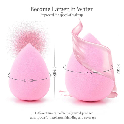 Light Pink | Ultra-Soft | Smooth | Makeup Blender | Applicator | Vegan | Latex-Free | Beauty Sponge