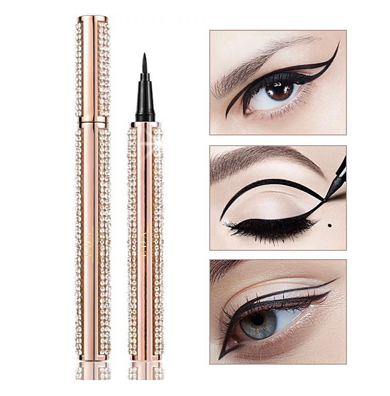 Ultra-Precision | Shiny Intense Black | Eye Makeup Pen | Waterproof | Vegan | Eyeliner