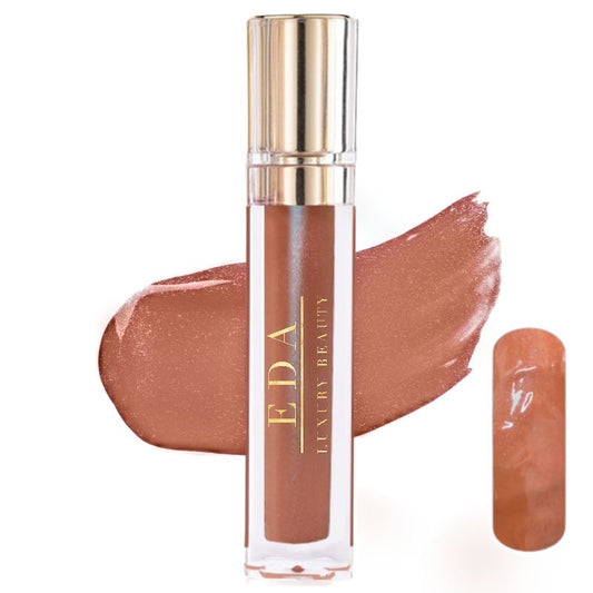 Royal Honey | Nude Shimmer | Diamond Shine Lip Gloss | Liquid Lipstick