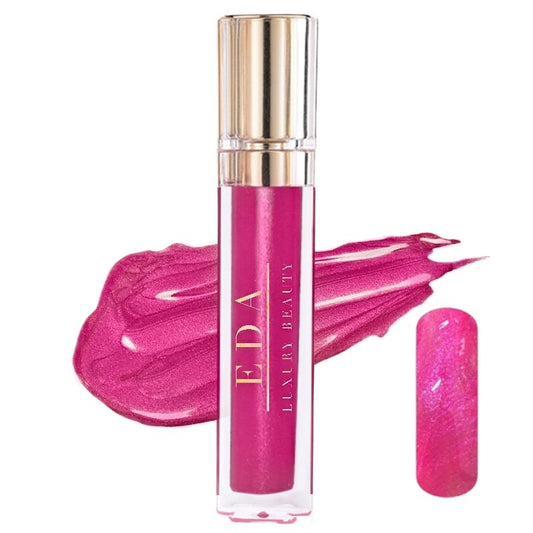 Pink Bomb | Pink Shiny Shimmer | Diamond Shine Lip Gloss | Liquid Lipstick